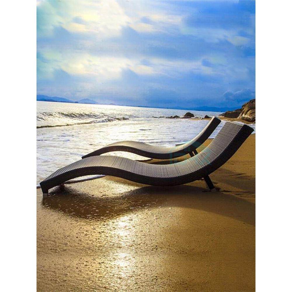 户外藤椅躺椅折叠躺椅阳台午休睡椅藤编浴室躺床沙滩椅泳池白色,住宅家具,躺床,淘宝优惠券,粉丝福利购,淘宝优惠卷