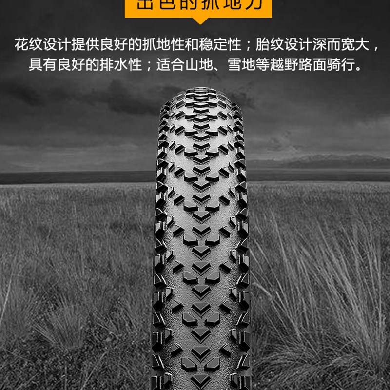 马牌Race king 26/27.5*1.95-2.2山地自行车外胎26寸轮胎防刺耐磨