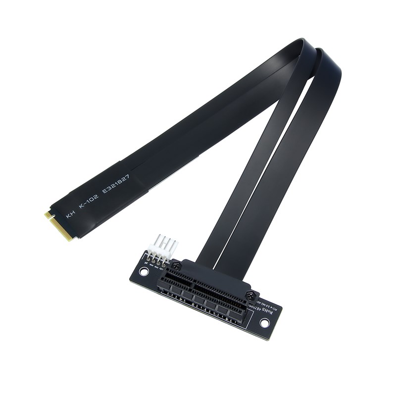 M2转Pcie扩展线M.2Nvme转Pci-E3.0槽位X4X16适配器线10g网卡适配
