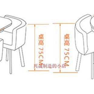 可收纳餐桌家用小户型公寓饭桌商店铺面洽谈桌椅组合会客接待厂家
