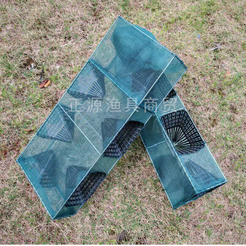 新品黄鳝笼鳝鱼笼大平口方须黄鳝笼子鳝鱼毫水上漂网泥鳅笼河虾笼