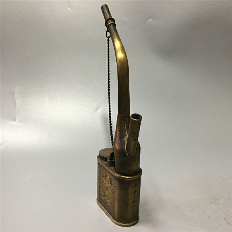 仿古做旧复古老式纯铜加厚水过滤烟斗水烟袋锅水烟壶烟嘴烟筒加厚