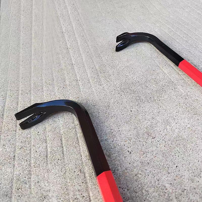 半条命圣剑起钉器 物理学撬棍 消防救援求生防身工具 红黑色锰钢图片