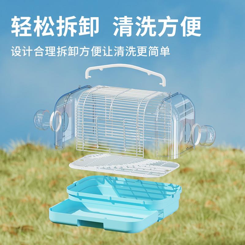 鹦鹉外出笼虎皮牡丹玄凤小太阳专用冬季保暖便携式鸟包外带鸟笼子
