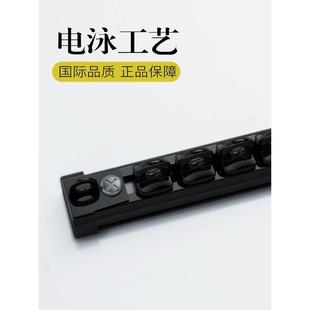 侧装 美纳吉铝合金窗帘直轨道静音消音滑轨单双轨道滑轨窗帘杆顶装