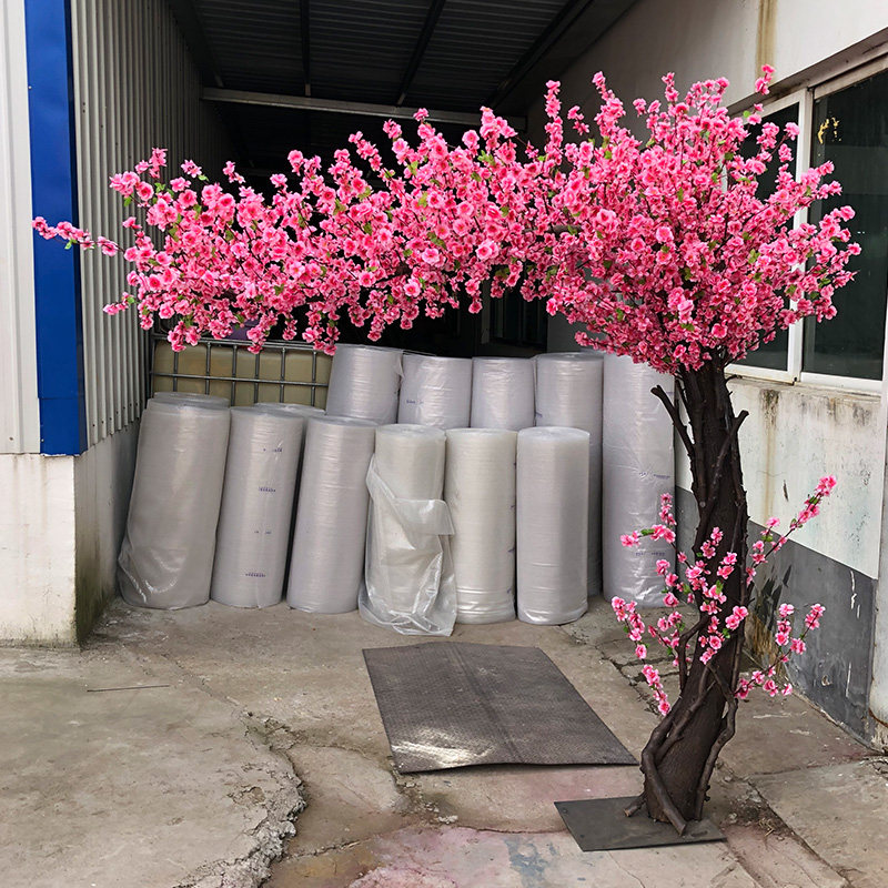 仿真桃花树假桃树大型室内装饰新年祈福红包许愿树婚庆造景梅花树