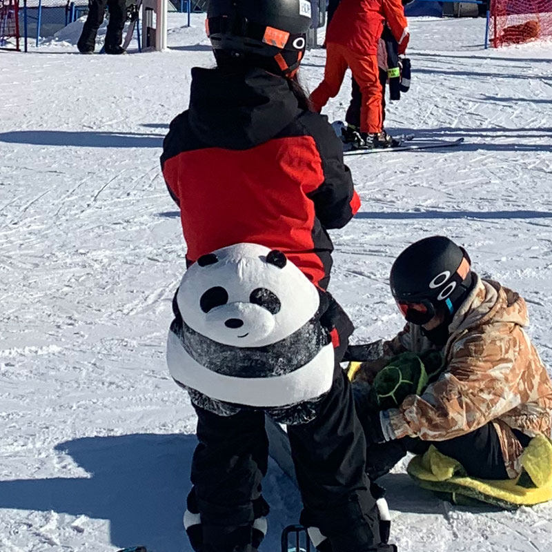 单板滑雪护臀小乌龟 滑雪护膝护肘毛绒小乌龟护垫 儿童滑雪护具