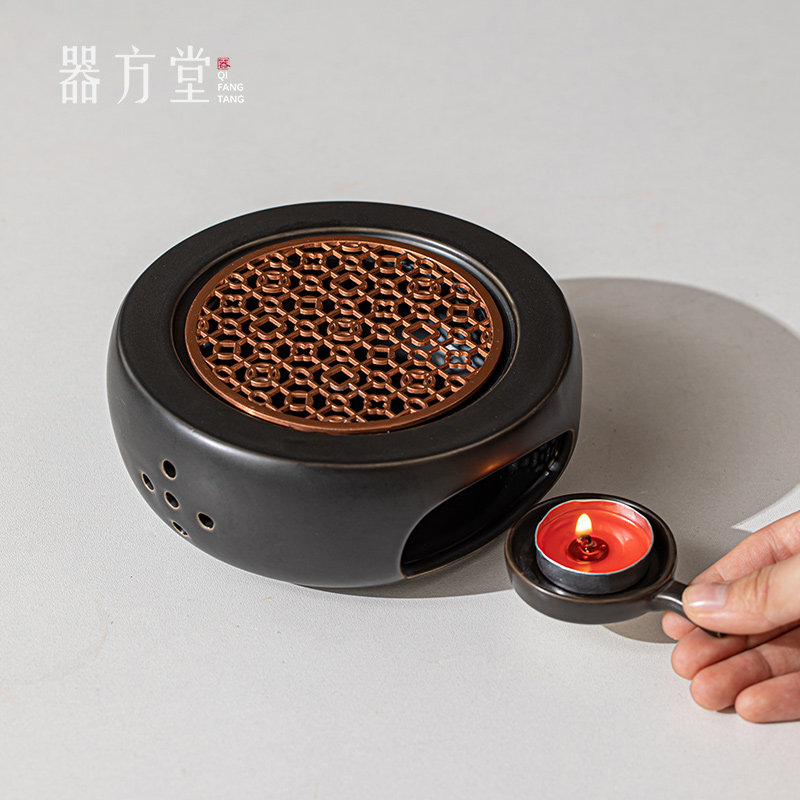 蜡烛煮茶炉花茶壶大号煮茶烤橘子温茶器暖茶炉加热炉温茶炉底座