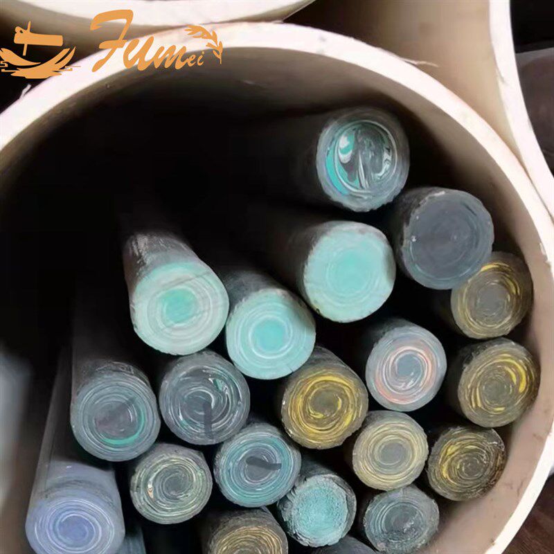 彩色硫化橡胶棒20/18mmDIY石楠木手工烟斗专用斗柄咬嘴钢笔外壳材