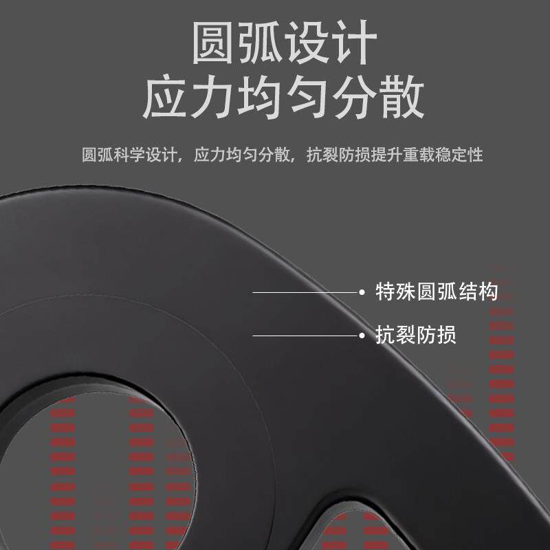 骆恒索具德式钢丝绳重型德标套环鸡心环铸钢双孔镀锌绳头黑色铸铁