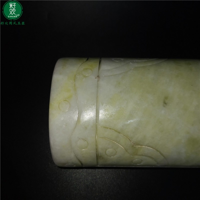 天然正品蓝田玉石头垫脖子护颈椎助睡眠圆柱长条小硬果枕头双单人