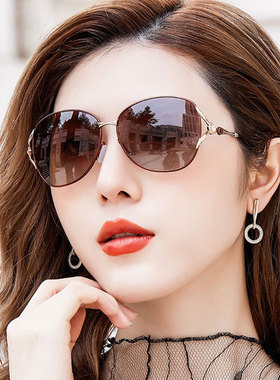 太阳镜女2021年新款时尚夏大脸显瘦偏光眼镜防紫外线墨镜女潮级