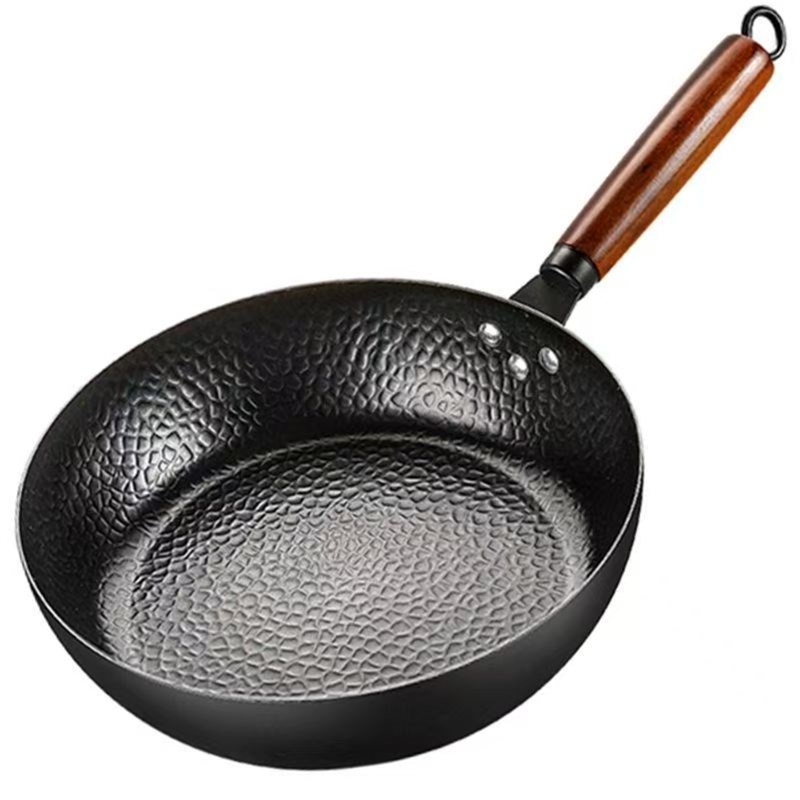平底不粘锅第一名家用炒菜铁锅炒菜专用铁锅平底锅铁锅炒锅图片