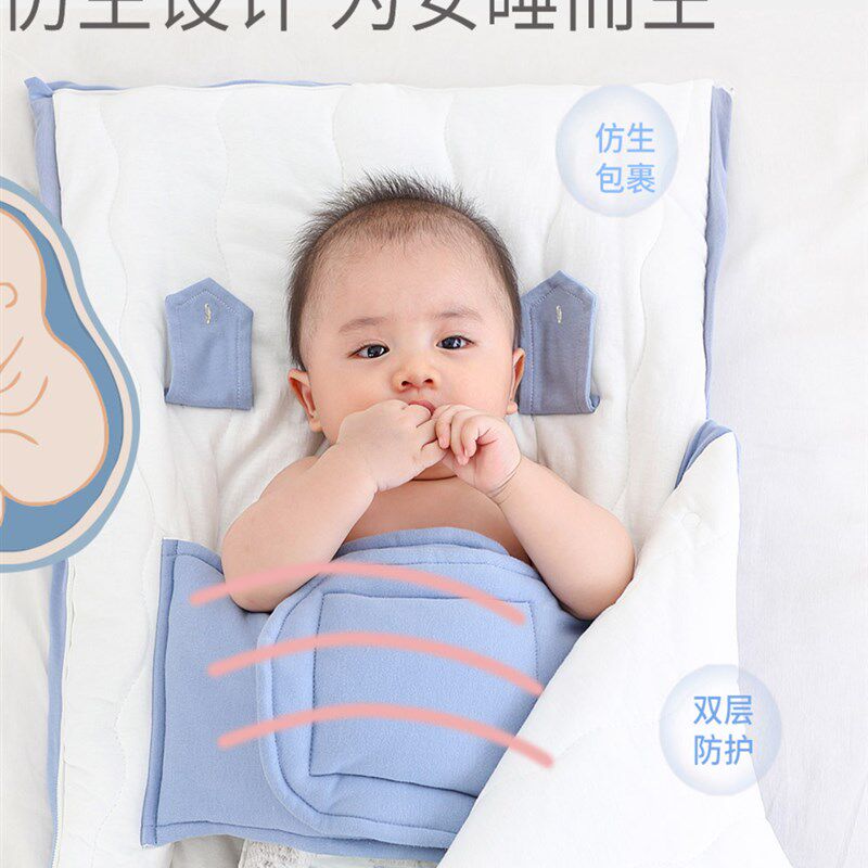 新生婴儿秋冬季加厚包被睡衣初生宝宝恒温睡袋防惊跳襁褓抱防踢被
