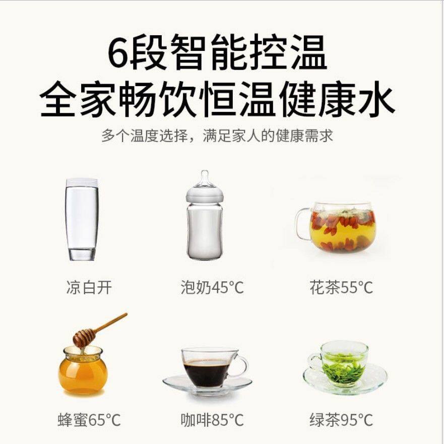电热开水瓶家用不锈钢恒温电热水壶全自动智能保温一体饮水机台式