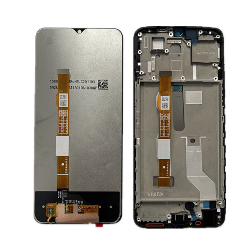 适用vivoy33s y55s手机屏幕总成带框y33e显示屏y76s y77e内外屏幕