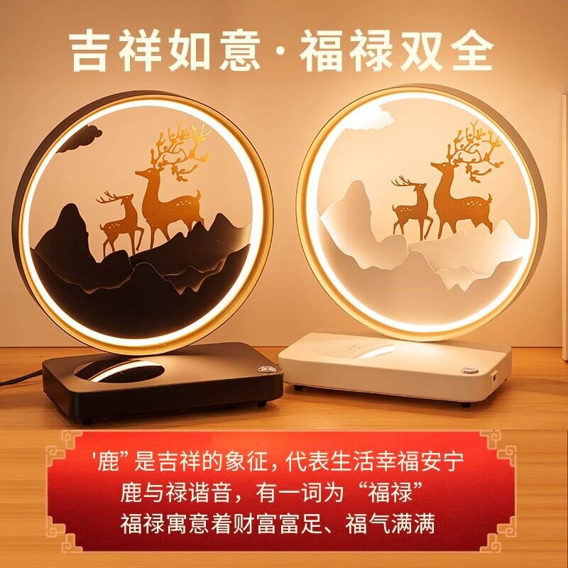 乔迁新居礼物新房子搬家送朋友乔迁之喜礼品送人客厅轻奢台灯摆件