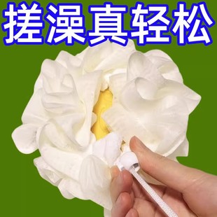 二合一沐浴球浴球可裹肥皂高档不散超柔软搓澡浴花大号洗澡球神器