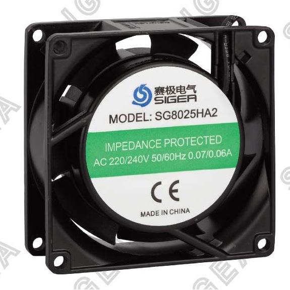 赛极电气 SG8025HA1 110V SG8025HA2 220V 静音风机 散热风扇