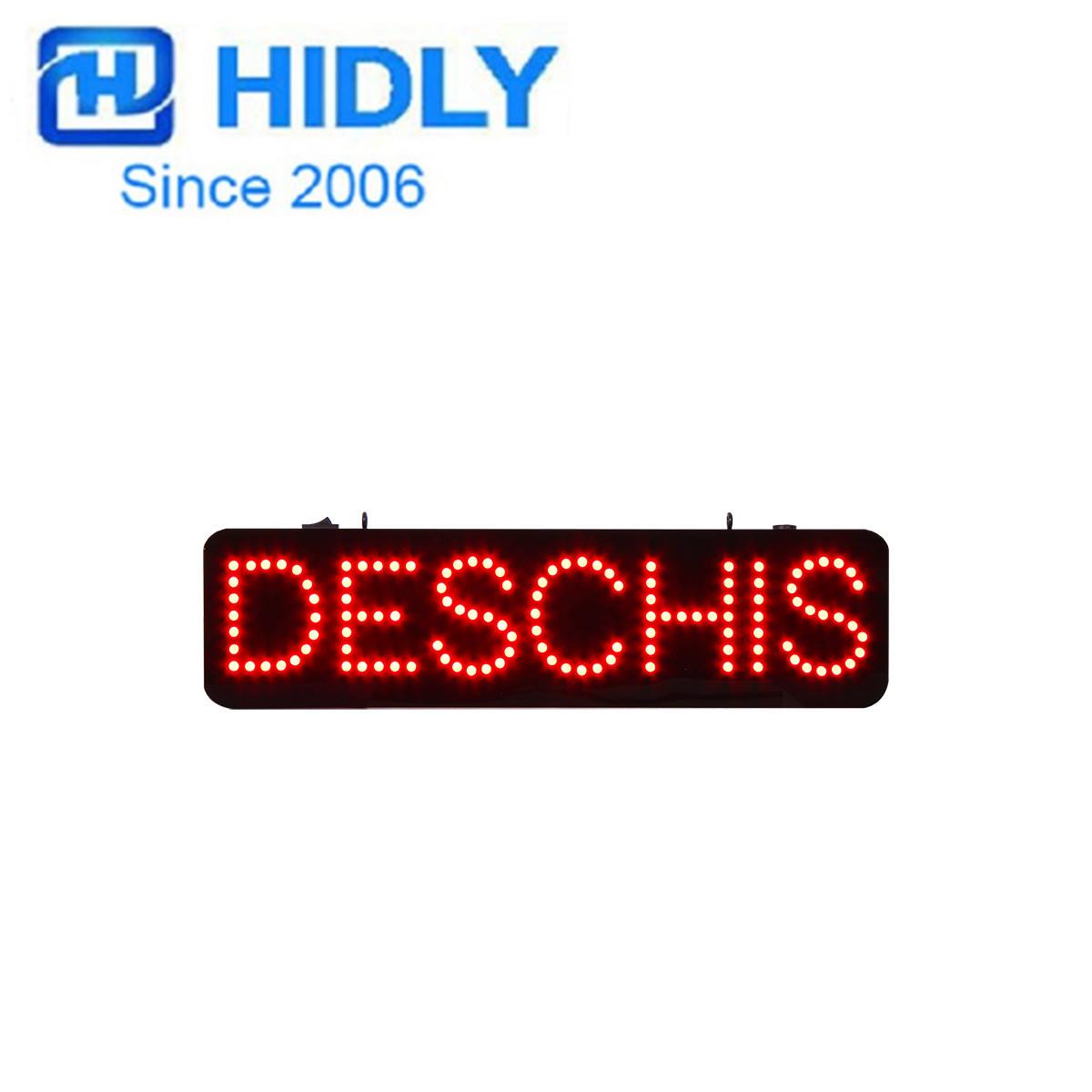 营业中招牌罗马尼亚语DESCHIS SIGN 营业中发光字指示牌