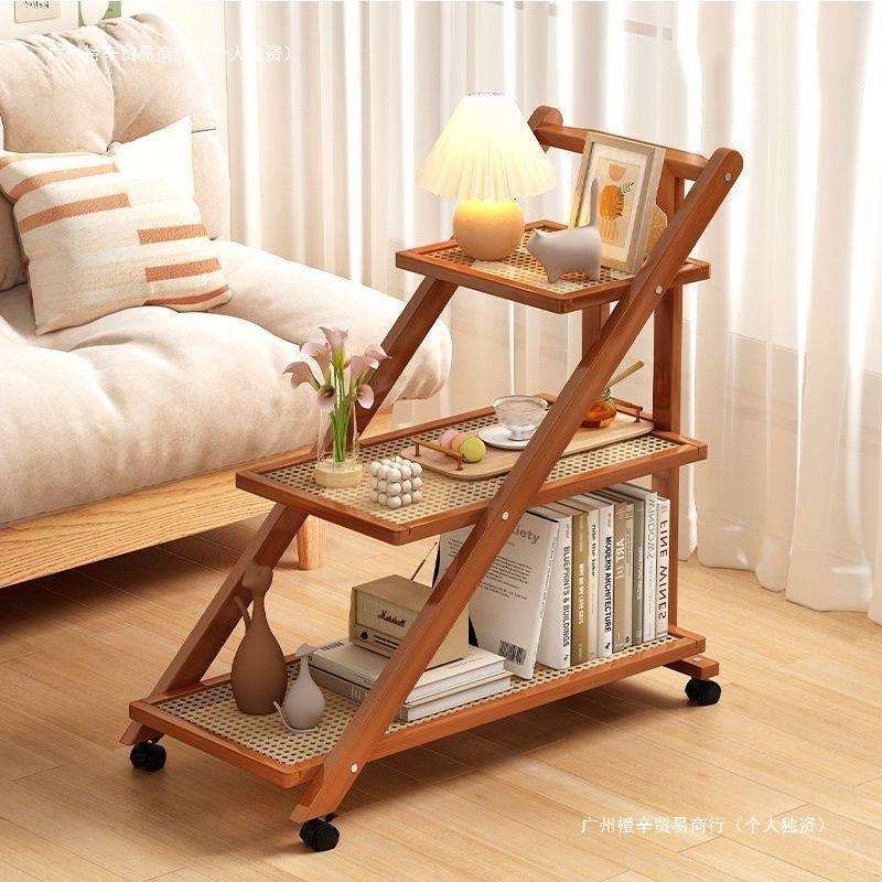 多功能推车茶几可折叠沙发客厅家用实木移动玻璃收纳现代简约小型