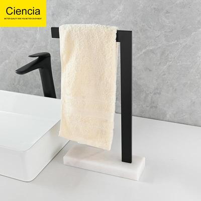 卫生间免打孔落地式浴巾架浴室304不锈钢立式毛巾杆可移动毛巾架