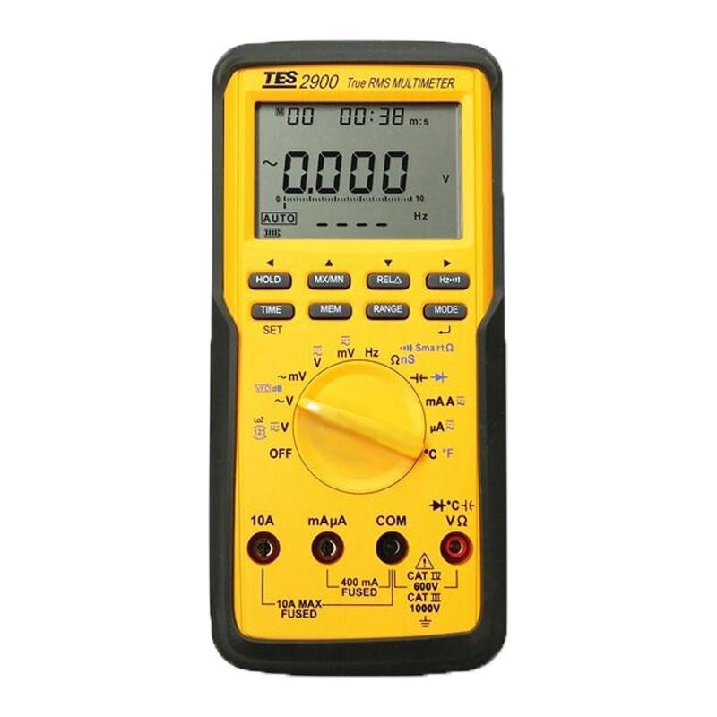 泰仕TES-2900真有效值数字万用表多用表三用表复用表