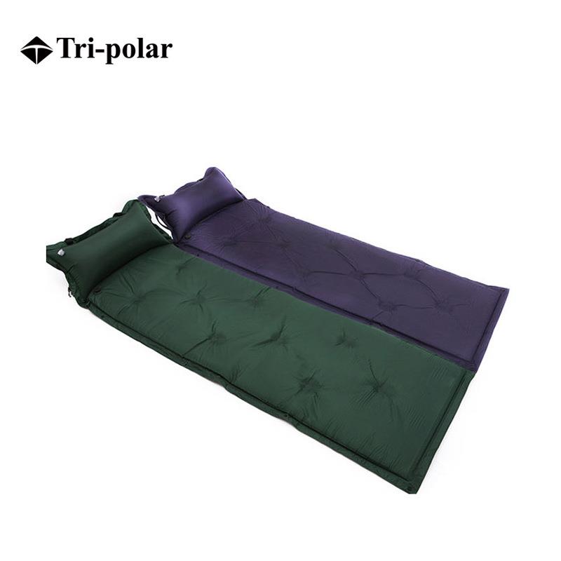 厂家直销露营可拼接单双人气垫自动充气垫防潮垫户外用品支持混批