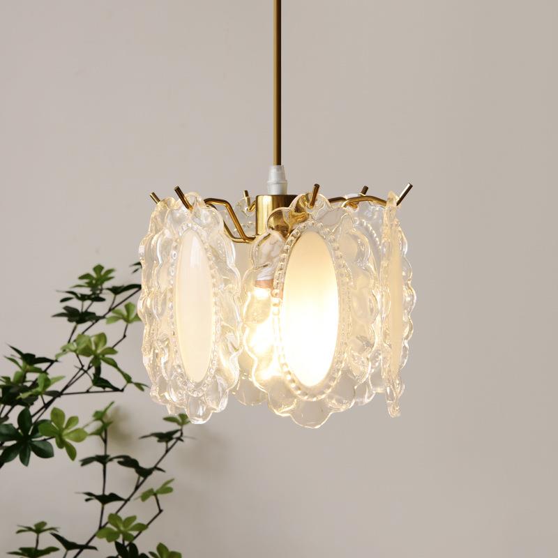 法式复古小吊灯轻奢现代简约创意奶油风主卧室床头过道阳台吸顶灯