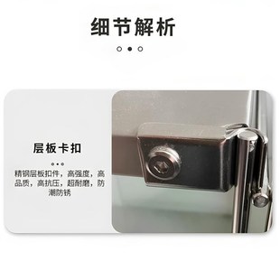 不锈钢厨房置物架多层落地多功能储物架微波炉菜架子放锅货物橱柜