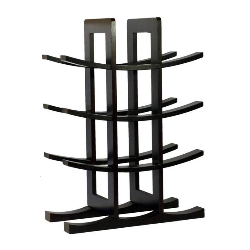 源头工厂简约时尚复苏欧式创意木质红酒架摆件现代简约竹制酒架七