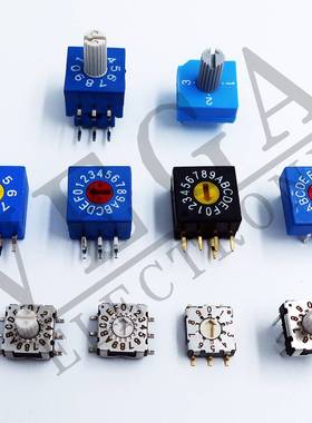 8421BCD码旋转编码开关原厂直销，专业生产，DIP拨码开关款式齐全
