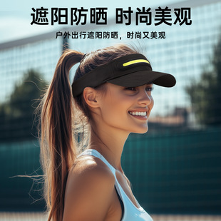 虎跑者LED户外遮阳灯帽跑步徒步运动鸭舌帽遮脸夜跑灯帽运动帽