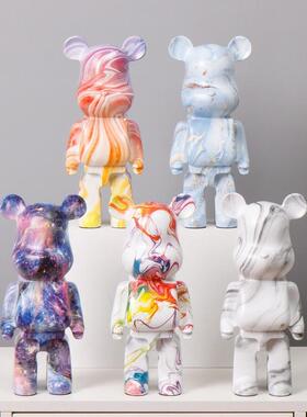 28CM潮玩网红暴力熊摆件儿童存钱罐礼物个性电视柜酒柜玄关装饰