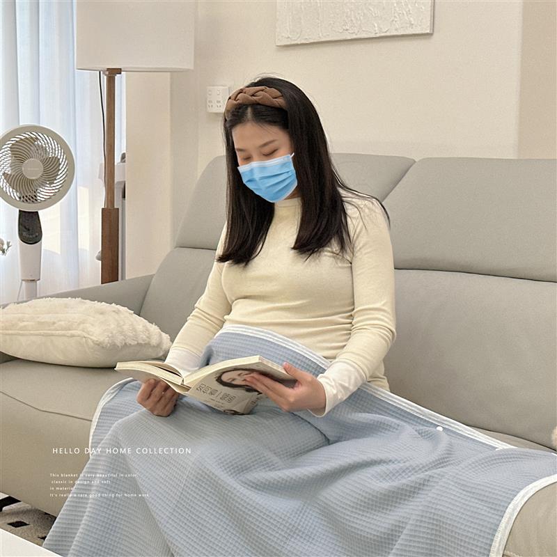 月子披肩午睡毯孕妇空调毯办公室午休盖腿沙发毛毯学生儿童小毯子
