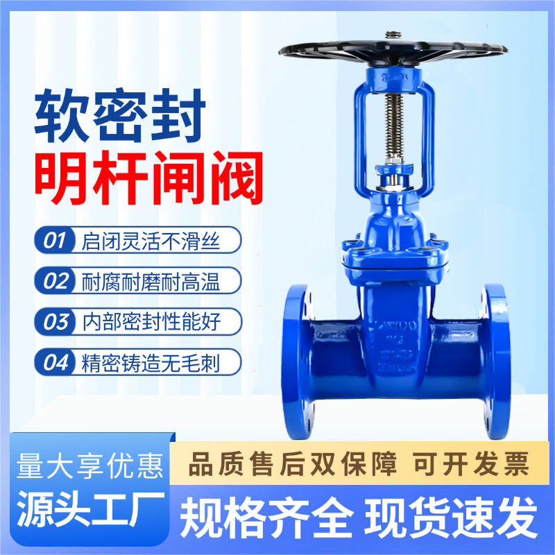 暗杆闸阀Z45X-16Q法兰涡轮软密封