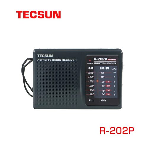 十大名牌收音机Tecsun/德生 R-202P袖珍式调频/调幅（可听校园）