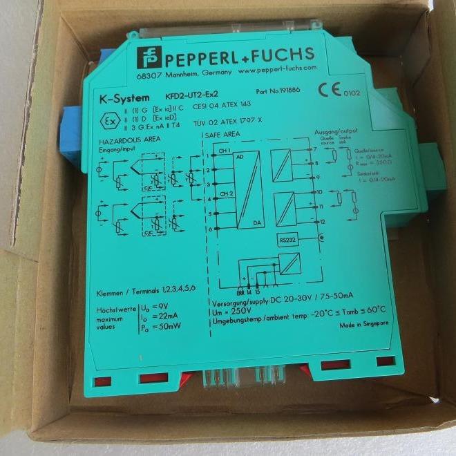 FD2-UT2-EX2德国栅原装继电器P+F温度调节栅