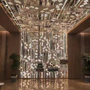 镂空雕花铝单板背景墙天花吊顶装饰板造型铝板氟碳烤漆铝单板厂家