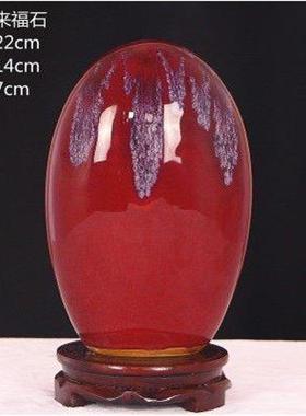 包邮瓷器工艺礼品摆饰花瓶钧瓷办公室桌面风水摆饰家居客厅博古架