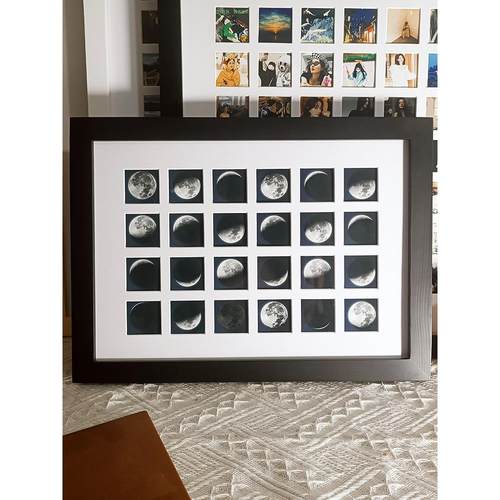 36008/4做8 100宫实木相框挂墙diy情侣照片订制格礼物婚纱照成洗