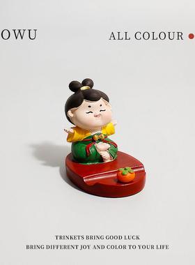 可爱唐仕女手机支架桌面摆新件位情绪稳定中式公办sz211501室好物