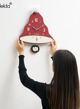 M打andelda免孔创意饭挂钟客厅钟表20TYOS52625新款厅术艺装饰墙