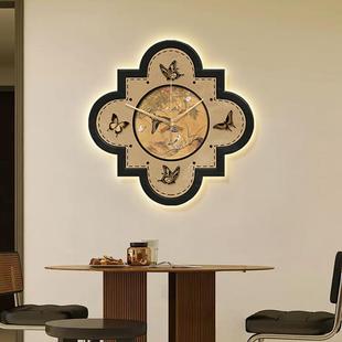 DB2456 饰画025新款 客厅餐2桌背景墙挂表复 中古钟挂钟餐厅装 法式