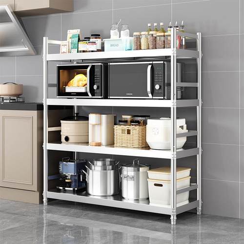 家围栏不带锈钢厨房置物架微波ROO炉架用收纳多功能储架层架物订