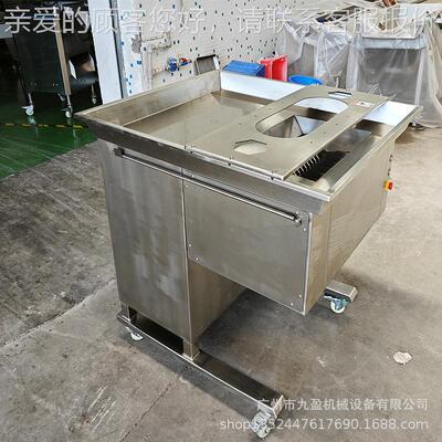 新鲜猪肋排块切条切机 屠宰场HIP肉联厂切块排粒机 骨猪大排骨切