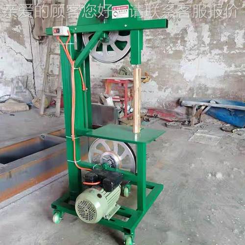 寿曲线锯小型带锯机棺木材推齐头锯888多功手能斜曲度线锯寿木工