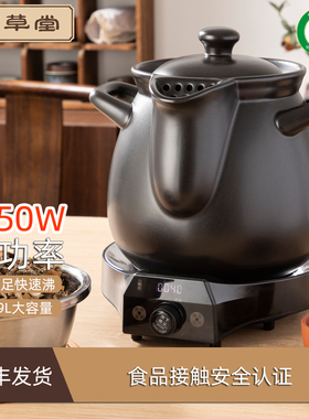 大容量煮药器熬药药罐全自动煲中药的电砂锅1350W功率中药电煎壶