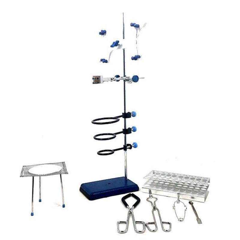 化学实验室教学仪器不锈钢蝴蝶夹全套方座支架厂家直销包邮