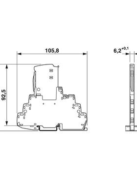 菲尼克斯2908205 TTC-6P-2X1-F-12DC-UT-I 浪涌保护器电涌防雷器